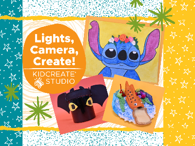 Lights, Camera, Create! (4-9 years)